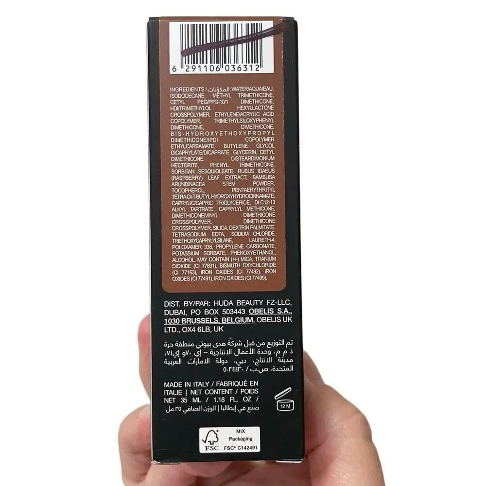 Huda Beauty #FauxFilter Luminous Matte Foundation Biscotti 405N 1.18 fl‎ oz
